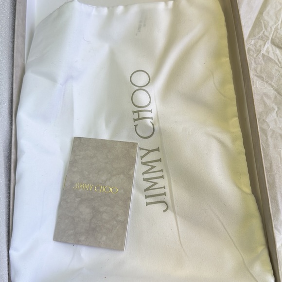 JIMMY CHOO JACCI MULE SANDALS NAPPA LEATHER STUDS 40.5 NIB - Picture 7 of 10